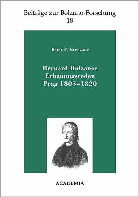 Bernard Bolzanos Erbauungsreden, Prag 1805-1820