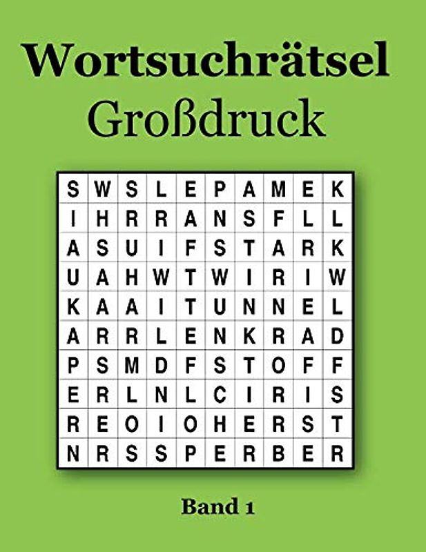 Wortsuchrätsel Großdruck Band 1