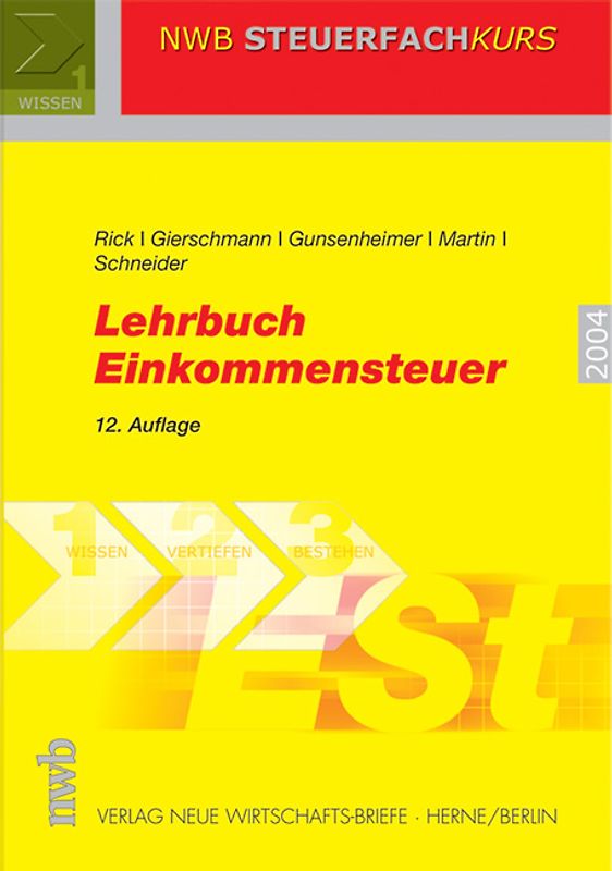 Lehrbuch Einkommensteuer