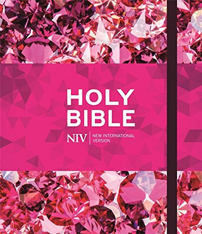 NIV Ruby Journalling Bible: Pink Metallic Hardback