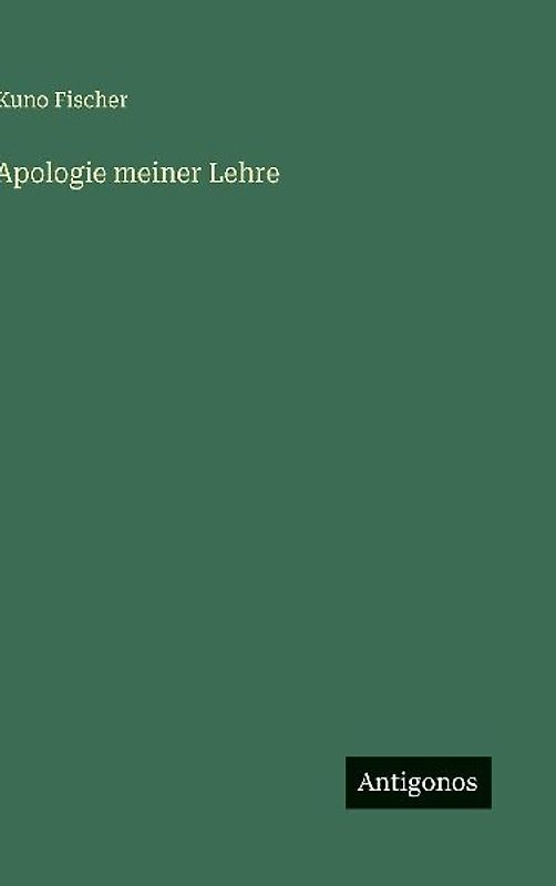 Apologie meiner Lehre