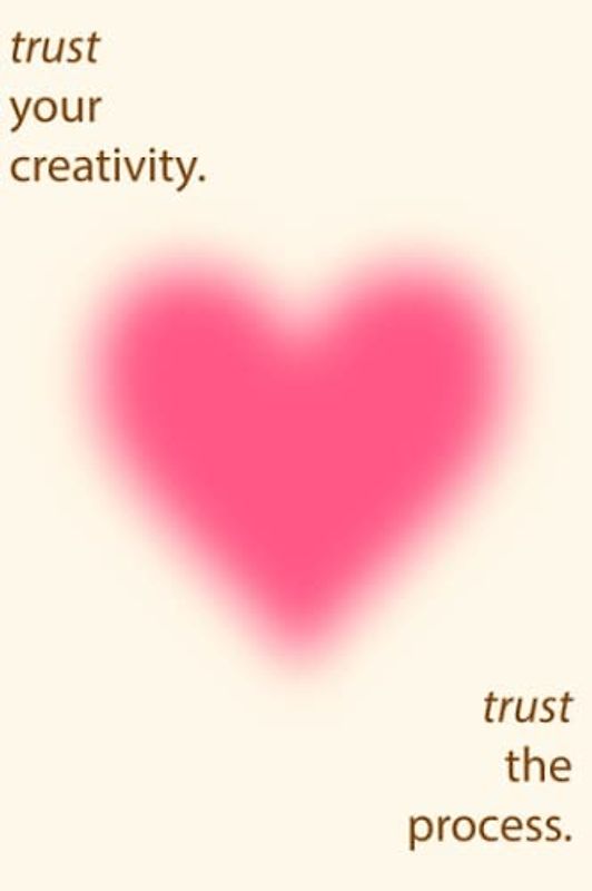 Journal: Aesthetic Heart Saying Inspirational Motivational Danish Pastel Journal Notebook: 200 Lined Pages