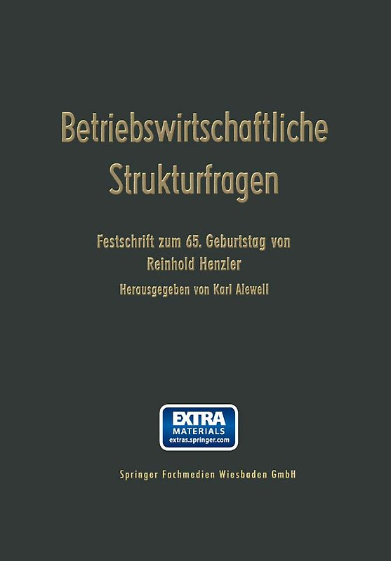 Betriebswirtschaftliche Strukturfragen