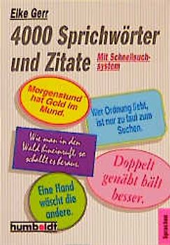 4000 Sprichwörter und Zitate