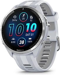 Garmin Forerunner 965 47 mm blanc/gris avec bracelet en silicone blanc/gris [Wi-Fi]