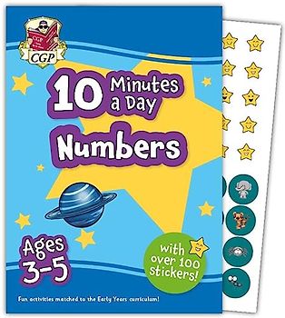 10 Minutes a Day Numbers for Ages 3-5 (with over 100 stickers)