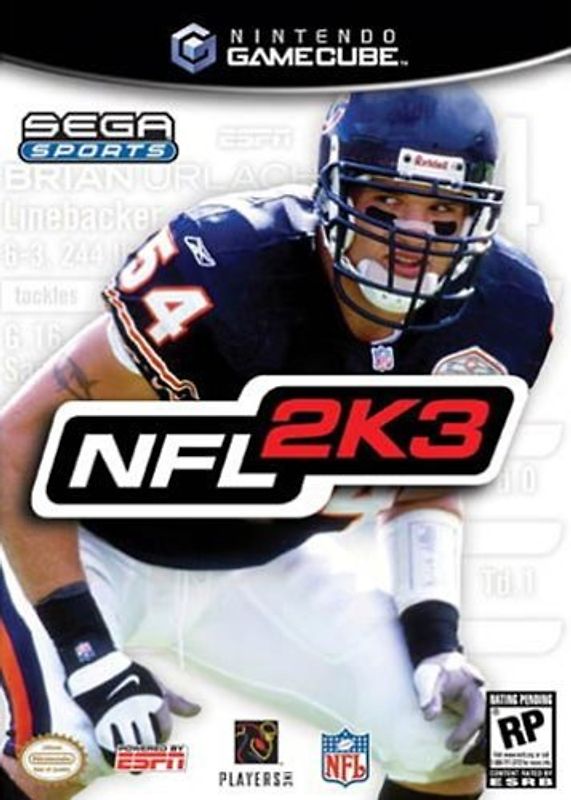 NFL 2K3 - GameCube - US Nintendo GameCube