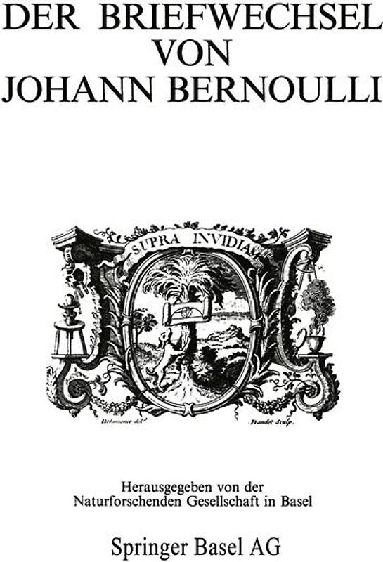 Der Briefwechsel von Johann I Bernoulli