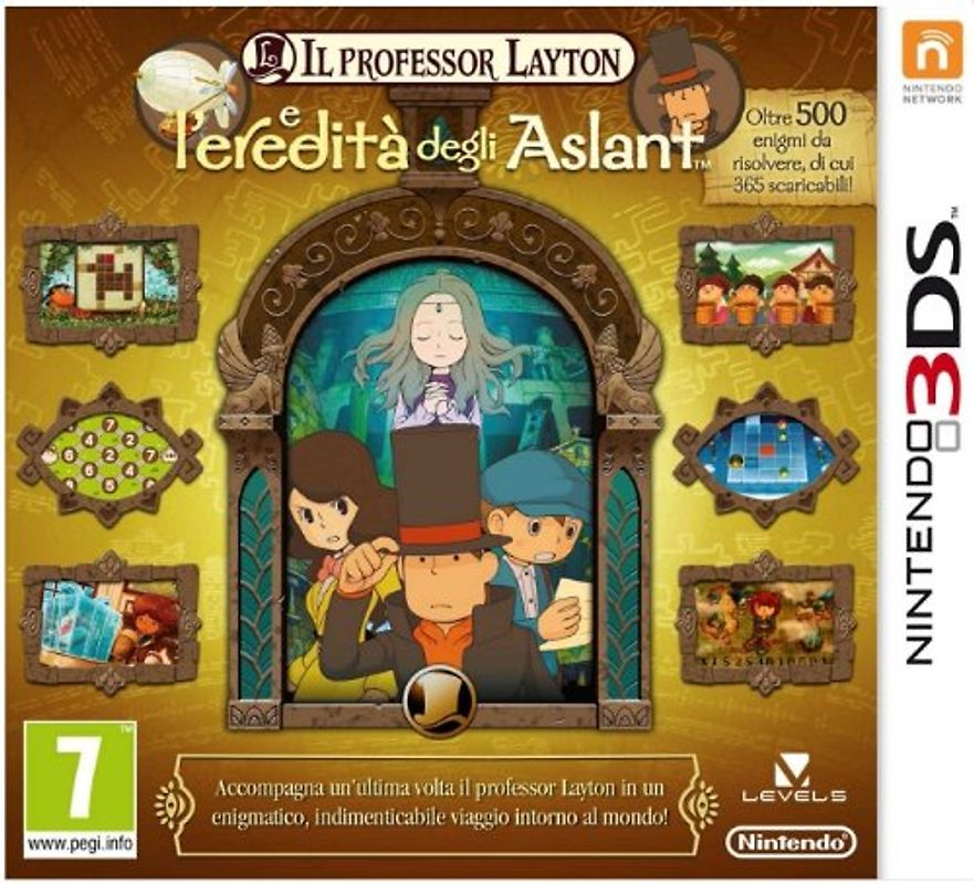 3DS PROF LAYTON EREDITA ASLANT Nintendo 3DS