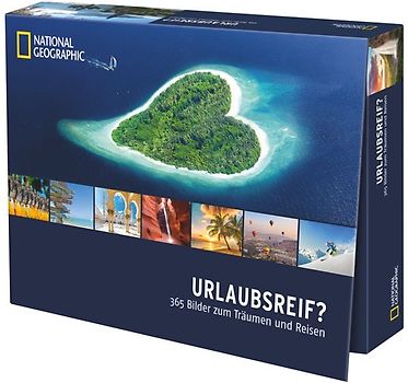 Tischaufsteller Urlaubsreif - 365 Bilder zum Träumen und Reisen