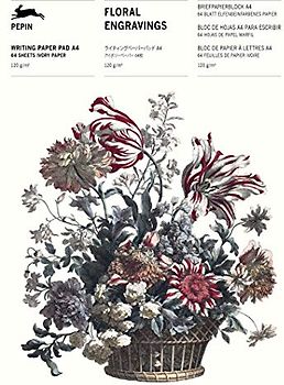 Floral Engravings: Writing Paper & Note Pad A4