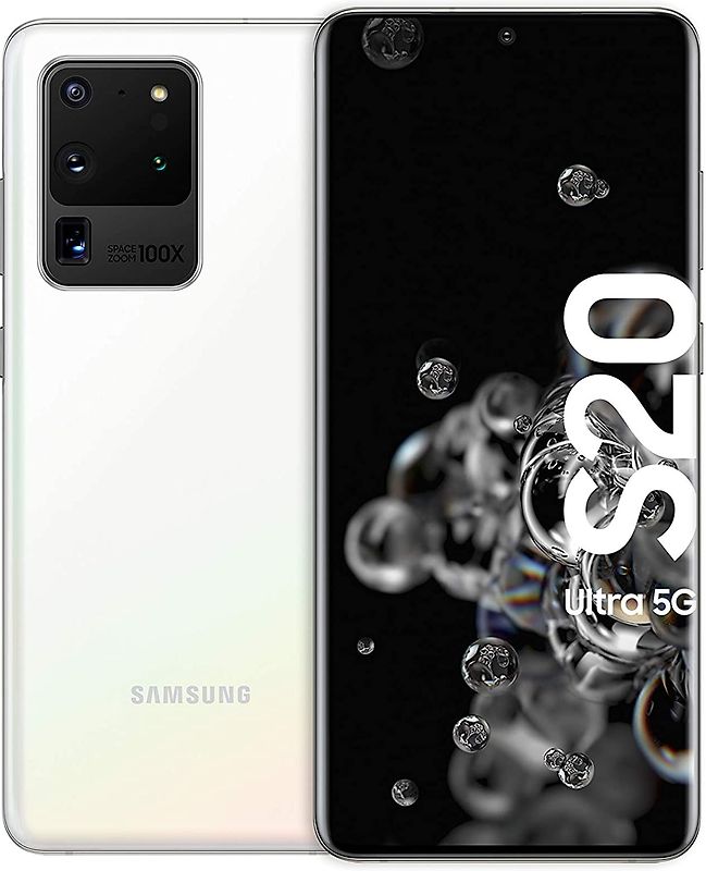 Samsung Galaxy S20 Ultra 5G Dual SIM 128GB cloud white