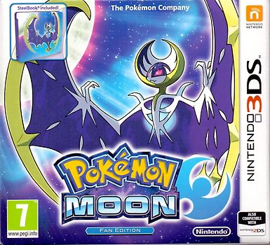 Pokémon Moon [Fan Edition inkl. Steelbook, UK Import] Nintendo 3DS