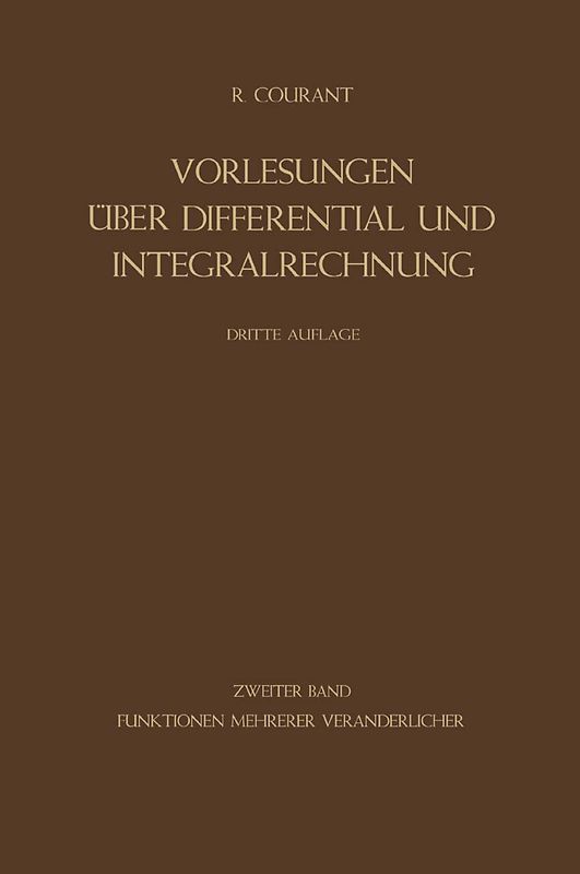 Funktionen Mehrerer Veränderlicher