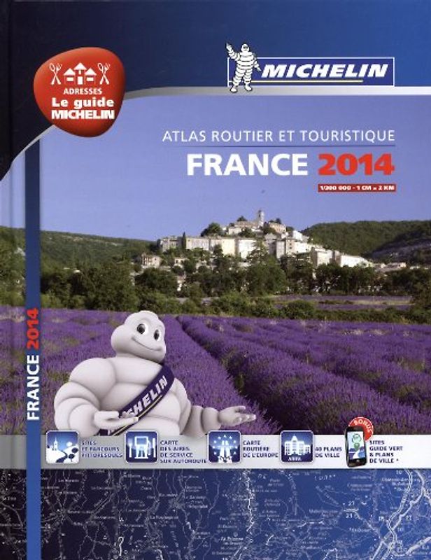 Atlas Routier France 2014 Michelin Relié A4