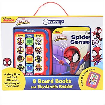 Marvel Spidey and His Amazing Friends: Me Reader Jr 8 Board Books and Electronic Reader Sound Book Set