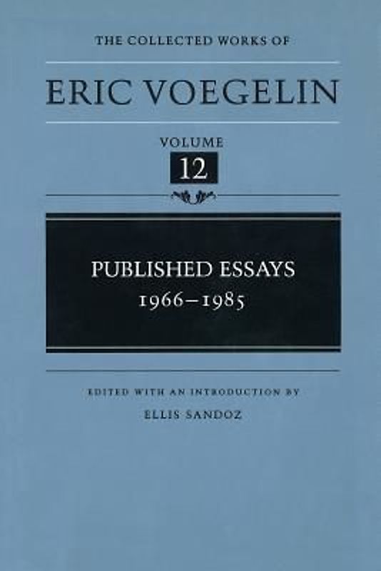 Published Essays, 1966-1985 (Cw12)