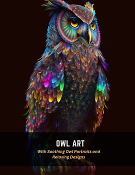 Owl Art: With Soothing Owl Portraits and Relaxing Designs