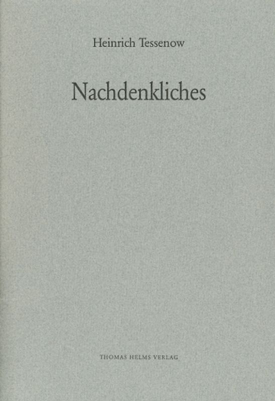Nachdenkliches