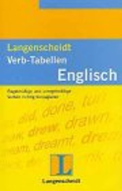 Langenscheidt Verb-Tabellen. Englisch