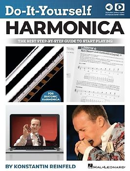 Do-It-Yourself Harmonica: The Best Step-By-Step Guide to Start Playing - Book with Online Audio and Instructional Videos