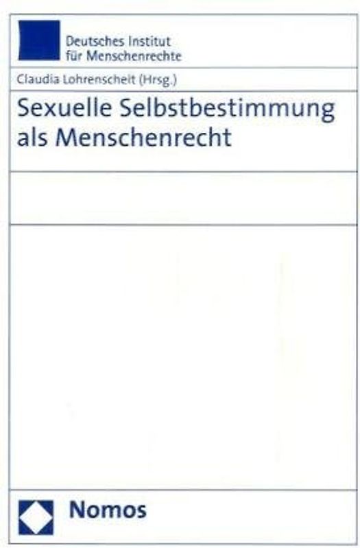 Sexuelle Selbstbestimmung als Menschenrecht