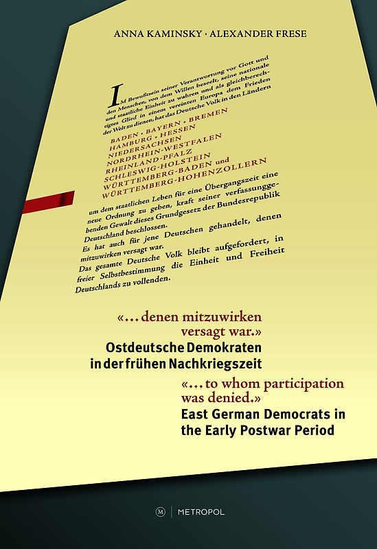„… denen mitzuwirken versagt war.“ / “... to whom participation was denied.”