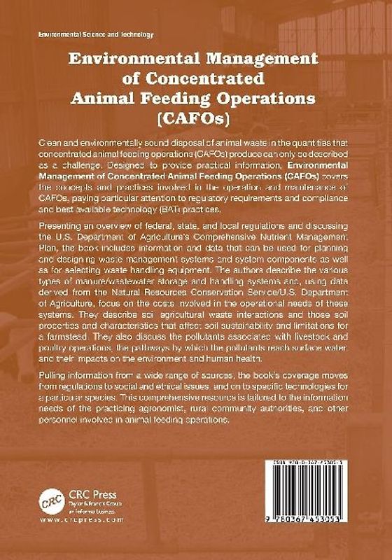 Environmental Management of Concentrated Animal Feeding Operations (CAFOs)