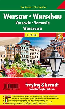 freytag & berndt Innenstadtplan Warschau 1:12.000