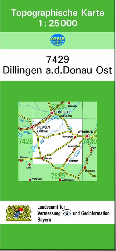 TK25 7429 Dillingen a.d.Donau Ost