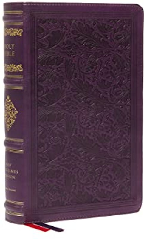 Nkjv, Personal Size Reference Bible, Sovereign Collection, Leathersoft, Purple, Red Letter, Comfort Print