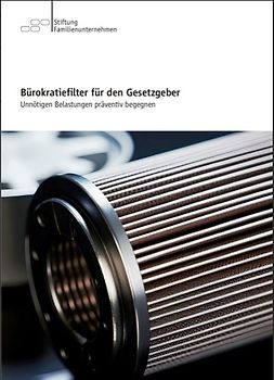 Bürokratiefilter für den Gesetzgeber