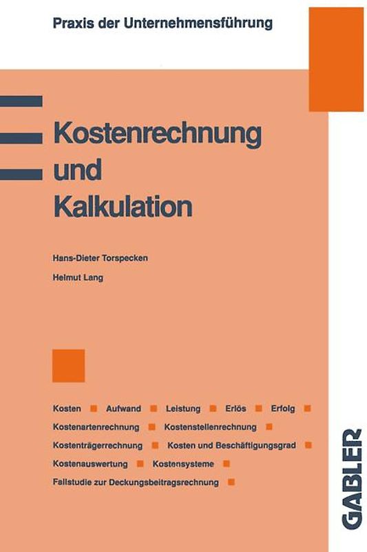 Kostenrechnung und Kalkulation