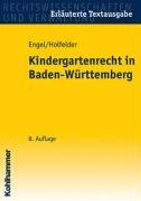 Kindergartenrecht in Baden-Württemberg