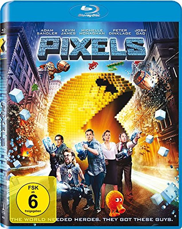Pixels Blu-ray Disc