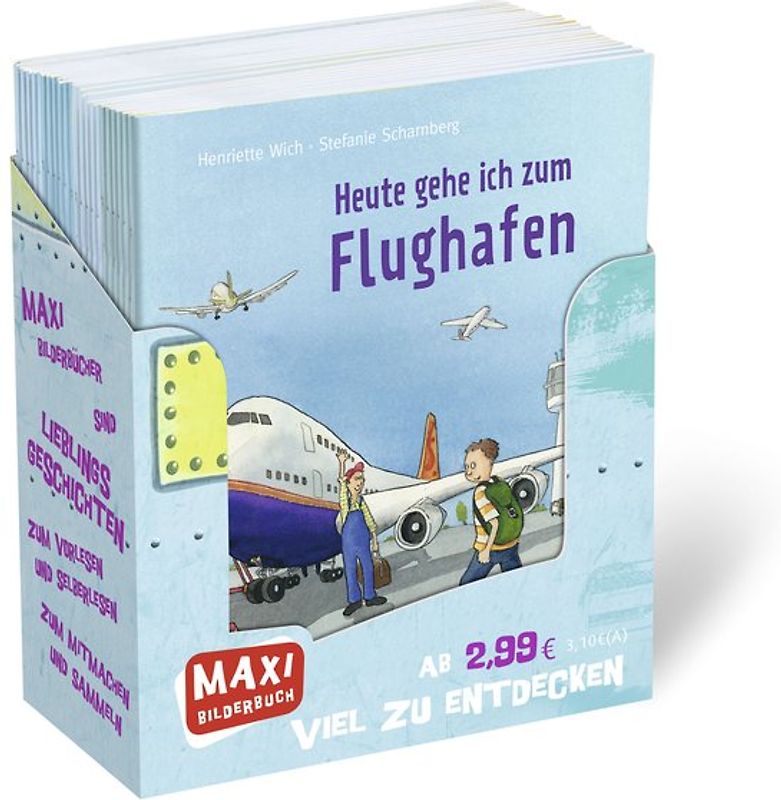 24er VK Maxi Box Entdecke die Welt! - Lieblingsthemen für Kinder ab 3. 4 Titel - 24 Exemplare