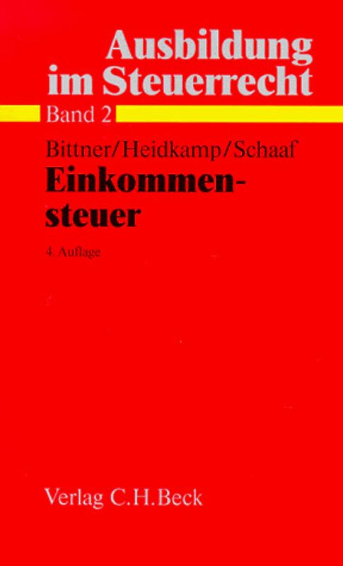 Ausbildung im Steuerrecht / Einkommensteuer
