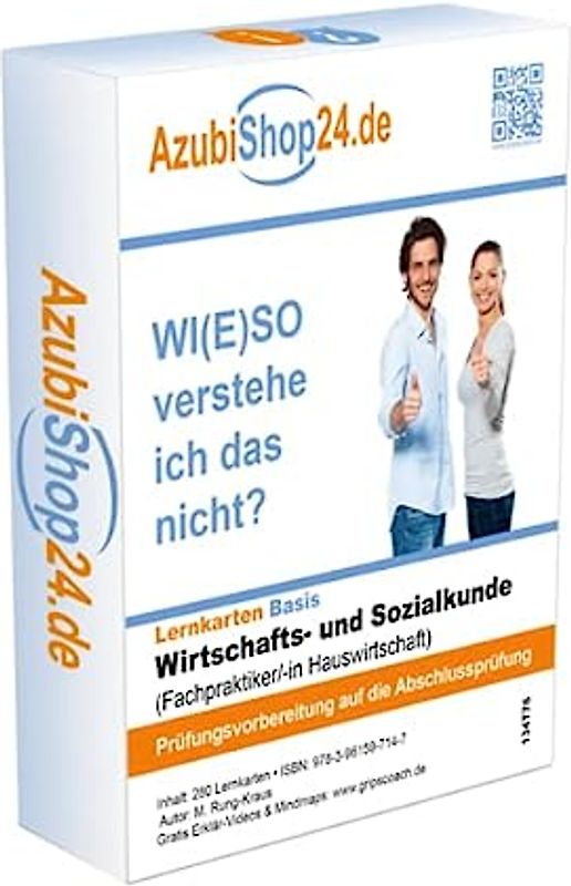 Lernkarten Wirtschafts- und Sozialkunde Fachpraktiker Hauswirtschaft Prüfungsvorbereitung Wiso Prüfung: Wiso Prüfungsvorbereitung Wirtschafts- und Sozialkunde Prüfung