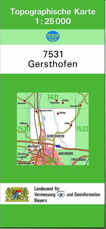 TK25 7531 Gersthofen