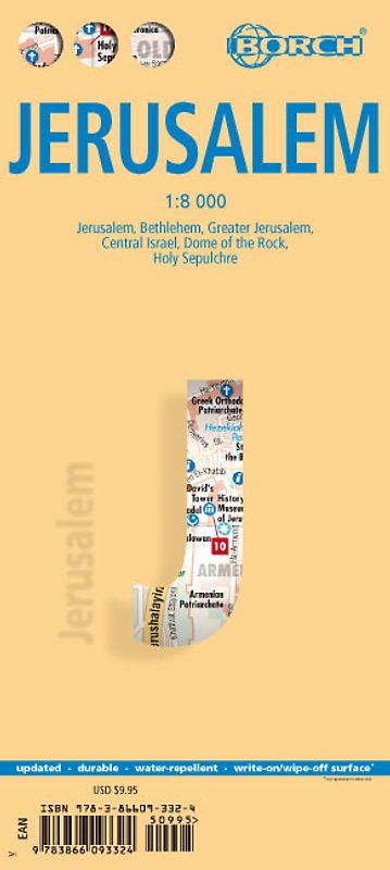 Jerusalem, Borch Map