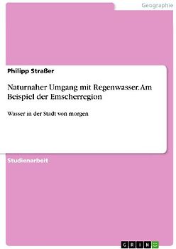 Naturnaher Umgang mit Regenwasser. Am Beispiel der Emscherregion