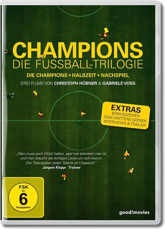 CHAMPIONS - Die Fussball Trilogie (DIE CHAMPIONS, HALBZ DVD