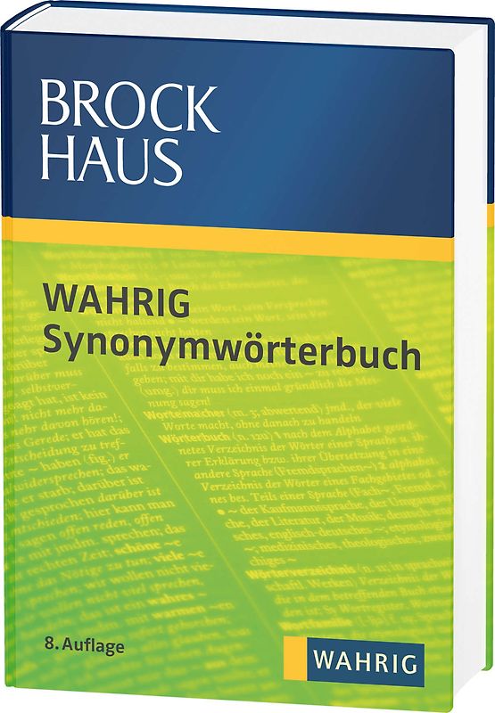 Brockhaus Wahrig Synonymwörterbuch