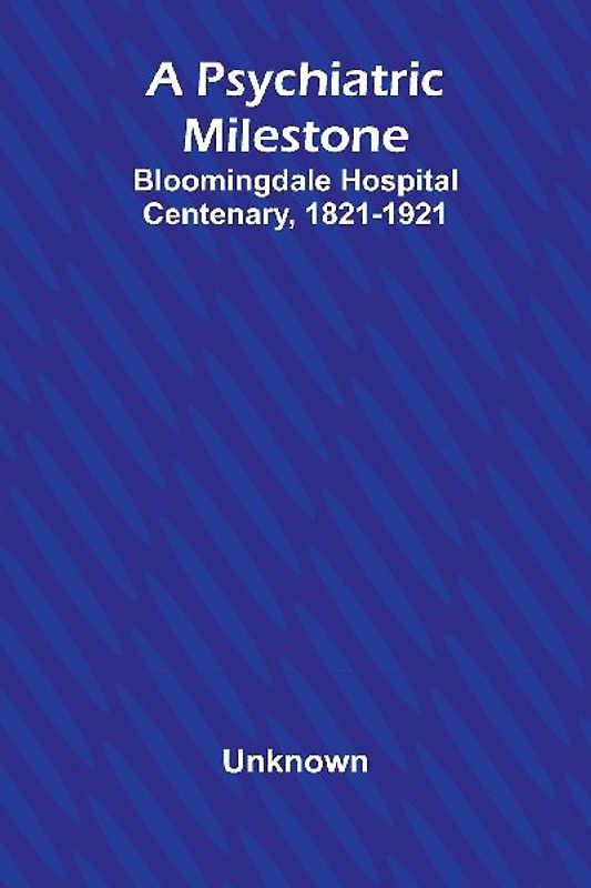 A Psychiatric Milestone