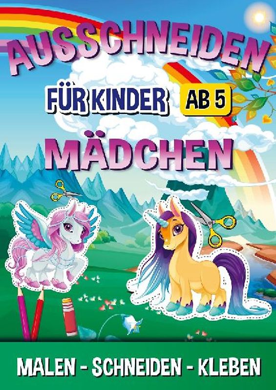 Ausschneiden für Kinder ab 5 Mädchen