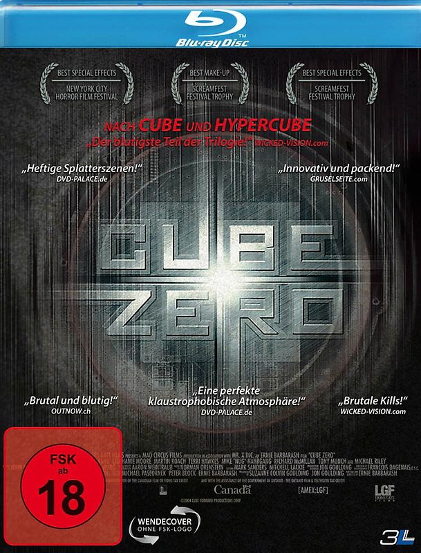 Cube Zero (Blu-ray) Blu-ray Disc