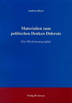 Materialien zum politischen Denken Diderots