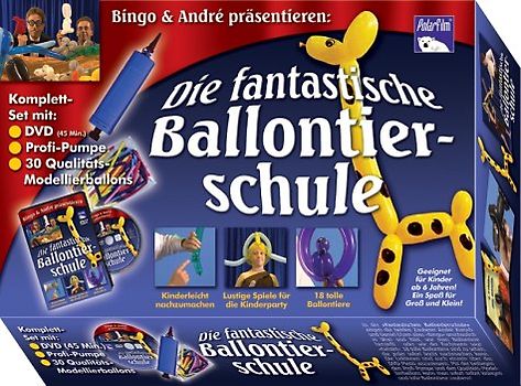 Die fantastische Ballontierschule (+ Pumpe und Ballons) DVD