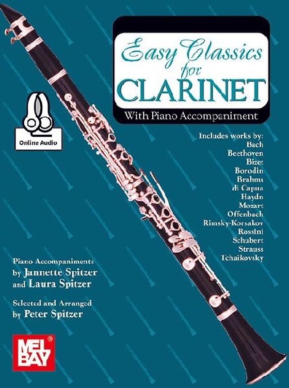 Easy Classics for Clarinet - With Piano Accompaniment