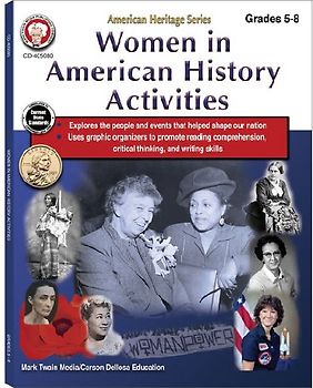 Women in American History Activities Workbook, Grades 5 - 8